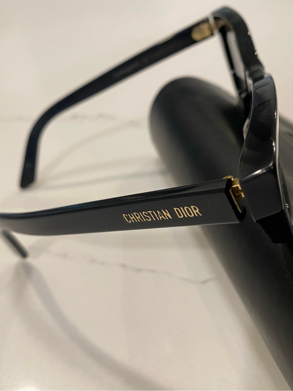 Dior Black Sunglasses with Matching Case - Picture 8 of 9